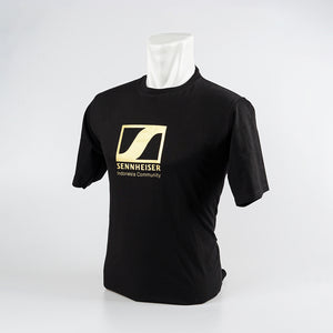 SENNHEISER T-Shirt Black Gold