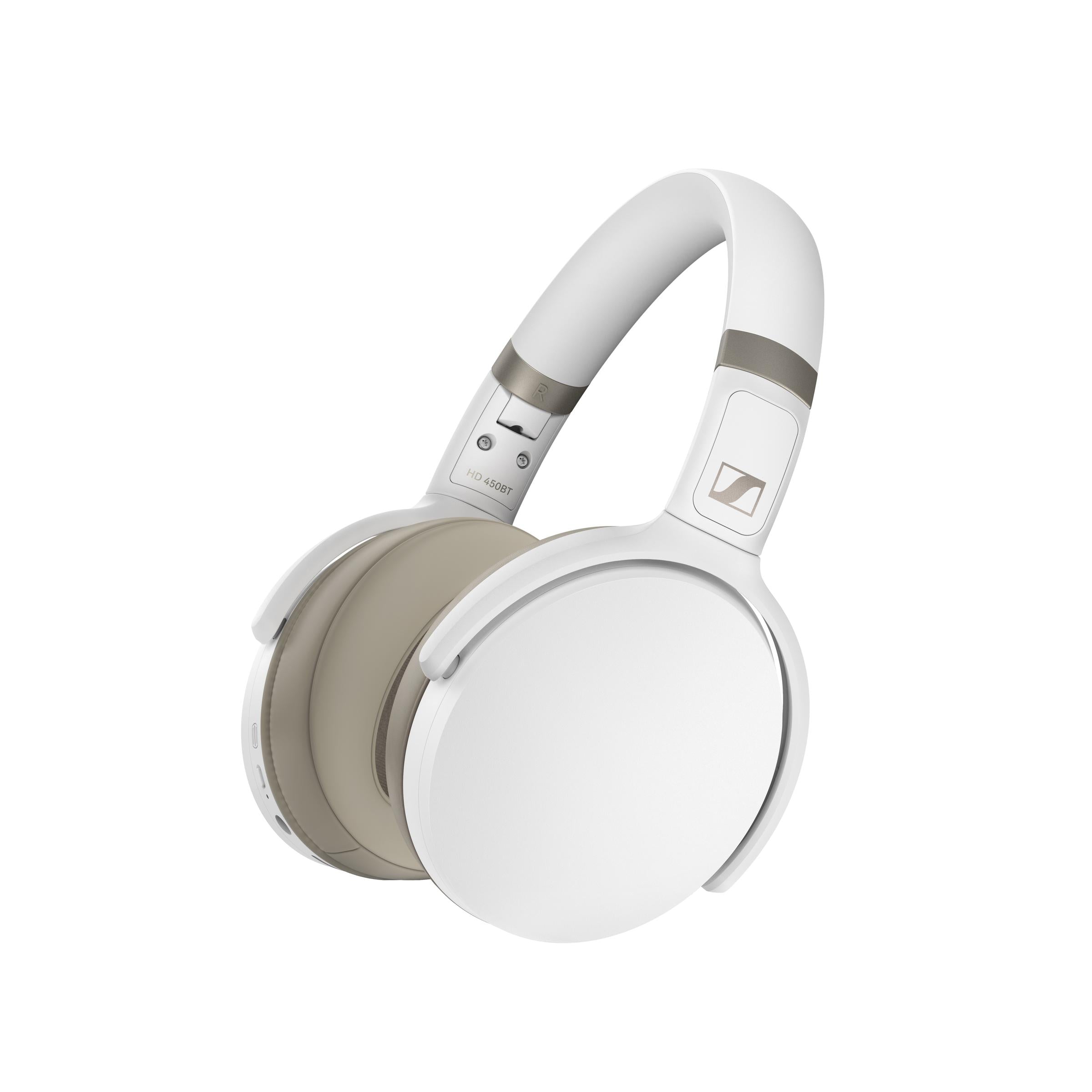 Sennheiser HD 450BT White Bluetooth Headphones