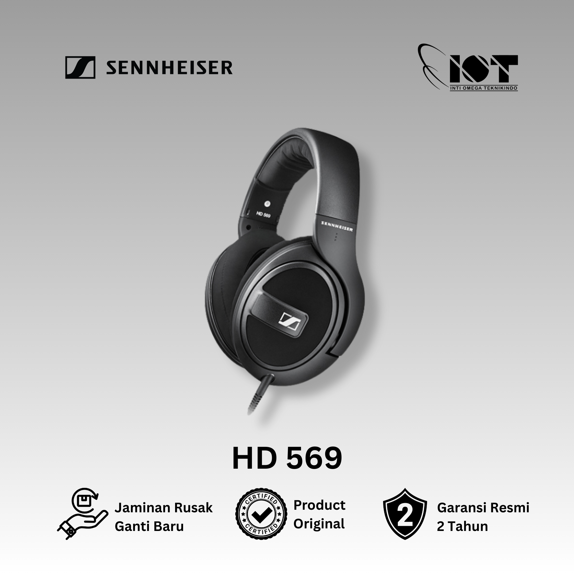 Headphone SENNHESIER HD 569